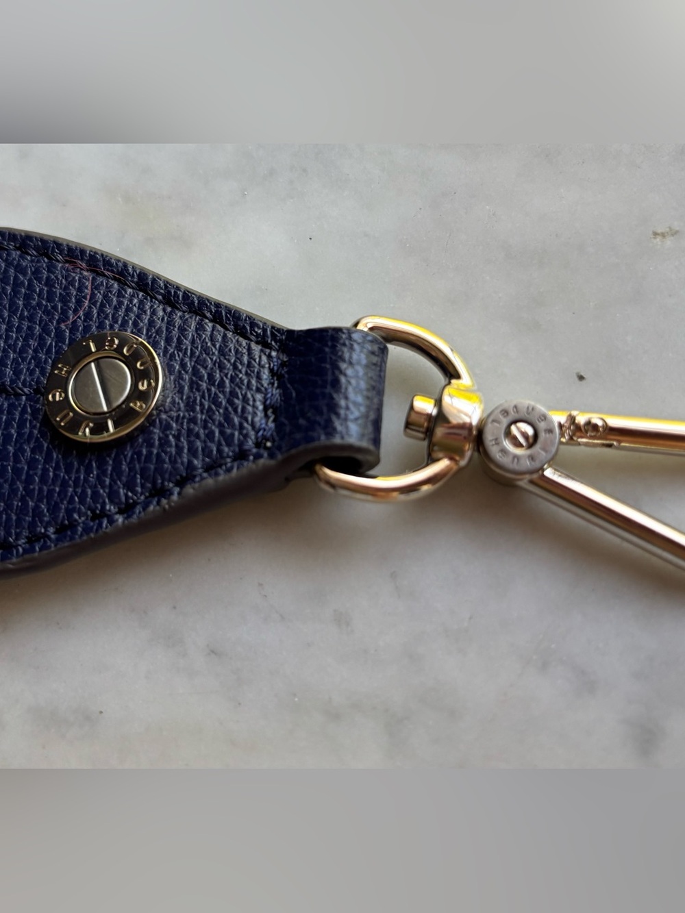 NWT Henri Bendel Bowery Messenger Shoulder/Crossbody Bag with Gold Hardware - Picture 9 of 12